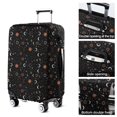 thumbnail image 5 of Black Zodiac Sun Moon Star Pattern Luggage Cover Fashion Suitcase Cover Baggage Covers Fit 25-28 Inch Luggage (Go Travel), 5 of 5