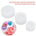 thumbnail image 2 of FAGINEY Bowl Dish Mold,3pcs Silicone Molds Epoxy Resin  Mold Large/Small Bowls+Dish Manufacturing Making Tool, Silicon Bowl Mold, 2 of 7