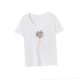 thumbnail image 5 of Camiseta Básica para Mujer, Disfraz, Camiseta Moderna con Cuello Redondo para El Trabajo, La Playa Y El Día a Día SG, 5 of 7
