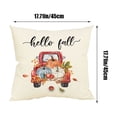 thumbnail image 3 of Saving Fall Pillow Covers 18x18 Fall Throw Pillows Decor Pillows for Living Room Bedroom Thanksgiving Pillowcase for Sofa Couch Pregnancy Pillows Silk Pillow Cases, 3 of 6