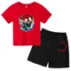 thumbnail image 3 of 2024 Verano Demon Slayer Camiseta estampada para niños 2 piezas Traje para niños y niñas Ropa de manga corta Top informal Conjunto de moda de anime, 3 of 5