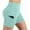 Mint Green, variant on PEONAVET Women's High Waist Biker Shorts with Pockets Tummy and Control Workout GAthletic Running Yoga Shorts;Fashion Womens Yoga Leggings Fitness Running GLadies Solid Pants