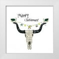 thumbnail image 1 of Ogren, Sarah 20x20 White Modern Wood Framed Museum Art Print Titled - Merry Christmas Skull, 1 of 4
