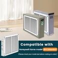 thumbnail image 2 of 20x25x4 Air Filter Replacement, Compatible with Honeywell FC100A1037 HVAC AC Furnace MERV 11 Filters, Actual Size: 19.75’’x24.88’’x 4.38’’-2PACK, 2 of 8