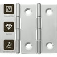 thumbnail image 5 of Durable Hinges Silver Home Decor 30 Pcs Stainless Steel Household Furniture Cabinet, 5 of 6