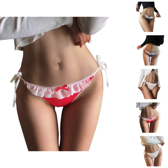 Lace Thongs For Women Sexy Low Waisted Thong Underwear Cute Breathable Stretch Hipster Tangas Panties
