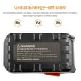thumbnail image 4 of 2 Pack 18V 8.0Ah Lithium Ion Battery for RIDGID 18V Drill Battery R840087 R840083 R840086 R840085 AC840087P AC840086 AC840085, 4 of 9