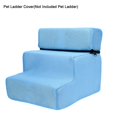 thumbnail image 1 of Pet Ladder Cover Detachable Comfortable Faux Leather Non-slip Dog Ramp Stairs Case for Puppy, 1 of 8