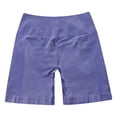 thumbnail image 4 of OSOLU Workout Lifting Shorts For Women High Waist Seamless Gym Yoga Booty Shorts Sports Soft Tummy Control Workout Athletic Gym Bottoms Light Purple XS, 4 of 5
