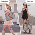 thumbnail image 5 of Large Capacity Tote Bag,Pioneer Flower Floral Print Pattern Handbag Fashion Luxury Tote Bag,15.7"x13"x 5.1" Inches,Laptop Compatible, 5 of 5