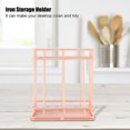 thumbnail image 1 of Rose Gold Iron Storage Basket Organizer Storage Holder Desktop Decor Iron Storage Holder, 1 of 7