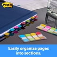 thumbnail image 3 of Dispensador Tabs Post-it de 1,6 cm, color amarillo aguamarina, rosa y violeta, 40 unidades, 3 of 6