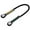 Black, variant on Almencla Red 60cm Outdoor Rock Climbing Downhill Protector Fall Protection Rope 22KN 60cm