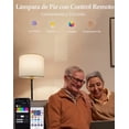 thumbnail image 4 of Lámpara de Pie Moderna LED RGB WiFi, Control por App y Alexa, 4 of 4