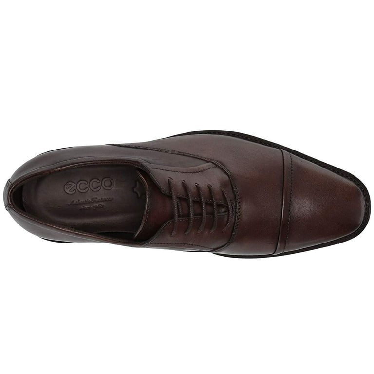 ECCO Calcan Cap Toe Tie Cocoa Brown Walmart