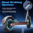 thumbnail image 7 of Electric Scooter for Adults - 350W Motor 10" Solid Tires, up to 19MPH E-Scooter with Dual Suspension for Commuting, 7 of 7