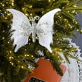 thumbnail image 6 of YIKA Christmas Decorations Christmas Fabric Butterflies Christmas Scene Decoration Props Christmas Decorations Simulated Butterflies Christmas Decorations Indoor White, 6 of 6
