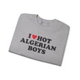 thumbnail image 3 of Algerian Wife Girlfriend Husband Boyfriend Sweatshirt Gifts Crew Neck Shirt, 3 of 5