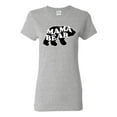 thumbnail image 2 of Wild Bobby, Mama Bear Animal Design, Animal Lover, Women Graphic Tee, Heather Grey, 3X-Large, 2 of 4