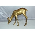 thumbnail image 4 of Nifao Two Tone color deer bronze statue – Home Decor Sculpture, 13"L x 4"W x 11"H, 4 of 10
