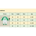 thumbnail image 4 of Bagilaanoe Newborn Baby Girls Boys One-pieces Letters Print Long Sleeve Jumpsuit 3M 6M 12M 18M Infant Romper Holiday Clothing, 4 of 7