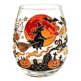 thumbnail image 3 of AuroraX Halloween Cups Plastic Witches Glass Coffee Cups with Lids,Personalized Funny Clear Gift for Halloween Holiday, 3 of 8