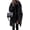 Black, variant on Women Winter Faux Fur Coats Lapel Long Sleeve Fuzzy Fleece Outerwear Button Down Sherpa Jackets Fall Outfits