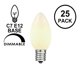 thumbnail image 2 of Bombillas Novelty Lights C7 de cerámica, 5 W, 120 V, paquete de 25, 2 of 7
