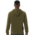 thumbnail image 6 of Xidunhg Mens Hooded Drawstring Long Sleeve Sweatshirt Fashion Pullover Casual Corduroy Hoodies with Pockets Armygreen M, 6 of 6