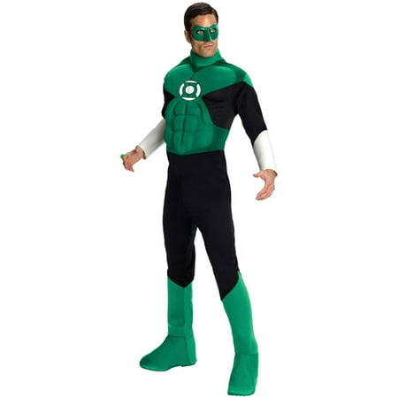 Green Lantern Deluxe Muscle Adult Halloween