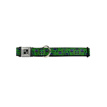 green and blue microchip circuit board fun animal seatbelt pet (Best Pet Microchip Registry)