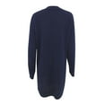 thumbnail image 5 of HAPIMO Rollbacks Stylish Cable Knit Dual Pocket Cardigan Long Ankle Length Floor Length Trending Maxi Cardigans for Women Teen Girls Clothes Dark Blue Free, 5 of 8
