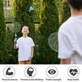 thumbnail image 5 of Badminton Rackets for Children Kids Badminton Set Playing Training Tool,Indoor Outdoor Sport Game for Child Beginner Players, 5 of 7
