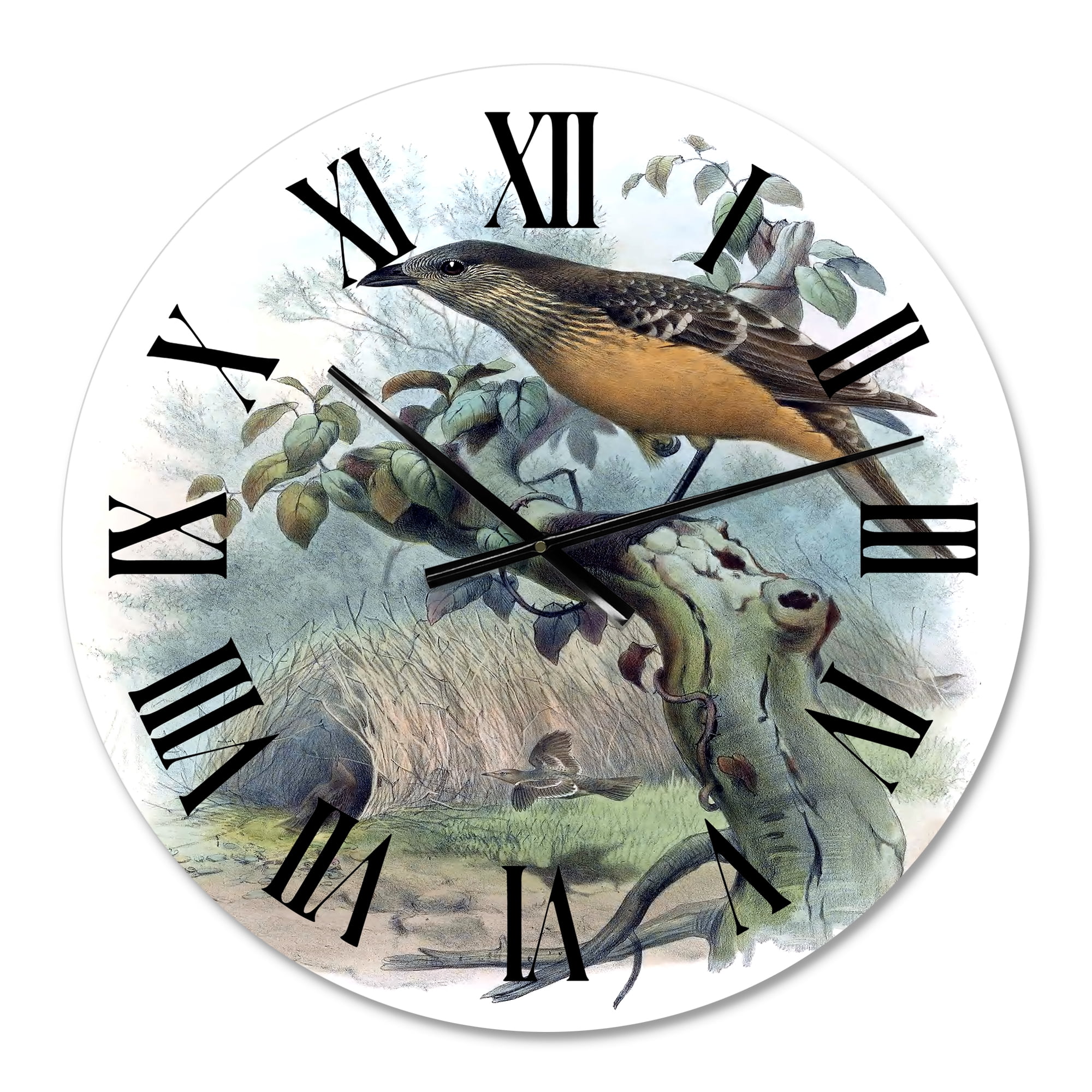 Designart 1 in Quartz Traditional Wall Clock