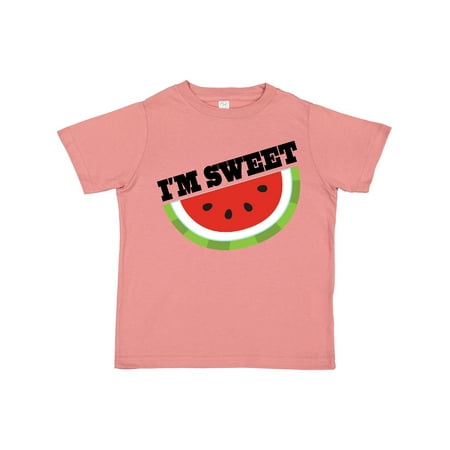 

Inktastic I m Sweet Watermelon Gift Toddler Boy or Toddler Girl T-Shirt