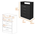 thumbnail image 3 of 2-Piece Bedroom Furniture in Black Color | Effortless Assembly with Efficient Interlocking System | Durable Particle Board Main Body | Visual Aid Assembly Instructions, 3 of 3