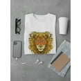 thumbnail image 3 of Hand Drawing Of A Lion Head Tee Men's -Image by Shutterstock, 3 of 4