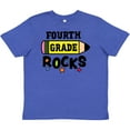 thumbnail image 3 of Inktastic 4th Grade Rocks with Pencil and Stars Youth T-Shirt, 3 of 5