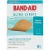 Johnson & Johnson Band Aid Ultra-Strips Adhesive Bandages, 8 ea