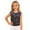 Black, variant on Gunia Girls Sequin Top Glitter Sleeveless Dance Blouse Performance Dancewear Party Sparkly Tops For Girl Black