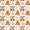 Orange 01, variant on Homewish Purple Bow Ghost Print Twin Sheets for Kids, Skull Daisy Bat Flower Bedding, 3 Pieces, 1 Flat Sheet, 1 Fitted Sheet and 1 Pillowcase
