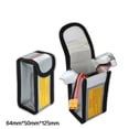 thumbnail image 3 of LiPo Li-Po Battery Fireproof Safety Guard Safe Bag 64*50*125MM, 3 of 8