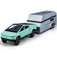 thumbnail image 5 of Camioneta pickup Concept Edition 1:32 + RV, juguete de modelo de coche Huili acústico-óptico de aleación de seis aperturas, 5 of 5