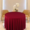 thumbnail image 6 of Water Resistant Round Tablecloth 90 Inch - Stain Proof Washable Polyester Table Cover for Wedding, Banquet, Dining & Outdoor Events - Spill Resistant Tablecloth, 6 of 6