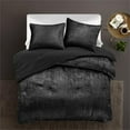 thumbnail image 5 of Posh Living Deklin 3pc Full/Queen Comforter Set Black, 5 of 6