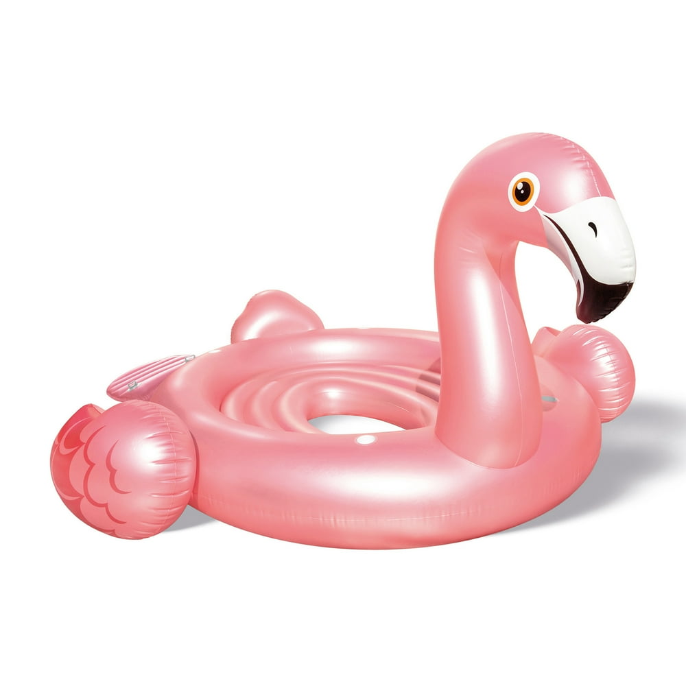 Intex 57297EP Giant Inflatable Flamingo Party Island Ride On Swimming
