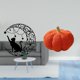 thumbnail image 2 of Escultura De Pared De Metal Con Diseño De Gato Negro Místico Y Luna, Y Cojín De Peluche De Calabaza De Halloween Para Sofá, Ideal Para Decorar Dormitorio Y Sala De Estar., 2 of 8