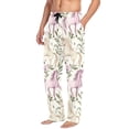 thumbnail image 5 of Purple Unicorn Figure Mens Cotton Pajama Pant Sleep and Lounge Bottons with Pockets, 5 of 7