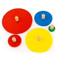 thumbnail image 3 of Montessori Bloques de Geometría de Tablero de Inserción Rompecabezas Juguete Educativo para Niños de Navidad - CUTICAT Bloques de geometría que insertan el juguete, 3 of 8