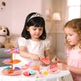 thumbnail image 2 of Freecat 42PCS Princess Tea Party Set for Little Girls, Pretend Play Toys for Girl 3-6 Years, Pink Dog Christmas Birthday Gift for Toddler Girls., 2 of 7
